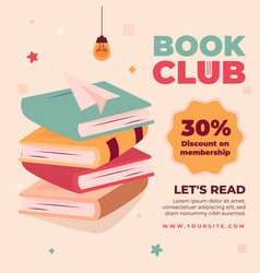 Literature Book Club Posts Set