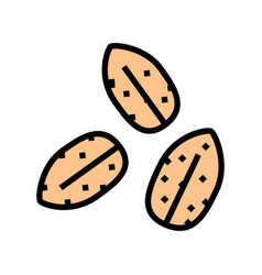 Barley Grain Peeled Color Icon