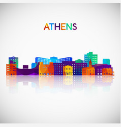 Athens Georgia Skyline Silhouette