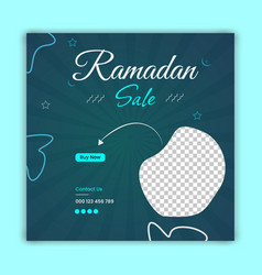 Ramadan Sale Social Media Post Or Banner Template