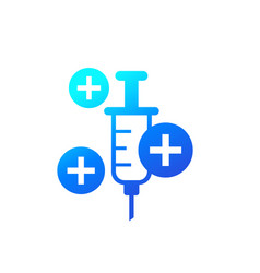 Vaccine Booster Shot Icon