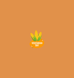 World Vegetarian Day Flat Design