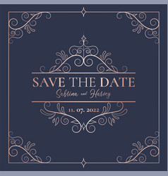 Elegant Save Date Invitation Design