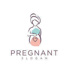 Pregnant Woman Logo Design