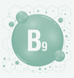 Vitamin B9 Shining Pill Capcule Icon