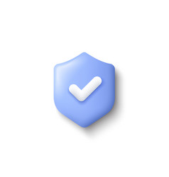 Healthcare Shield Icon Protect Safety And 3d