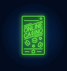 Online Casino Neon Sign