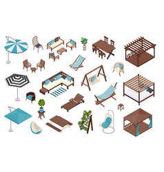 Garden Furniture Icon Set