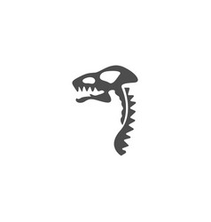 Dinosaur Fossil Icon Design