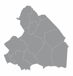 Drenthe Province Administrative Map