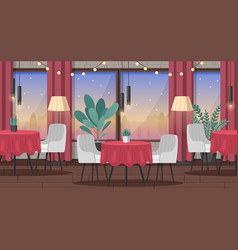 Restaurant Interior Cartoon