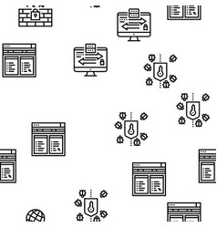 Ssh Sftp File Transfer Protocol Icons Set