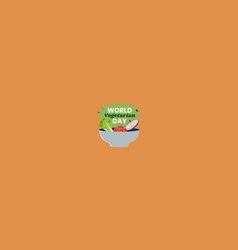 World Vegetarian Day Flat Design