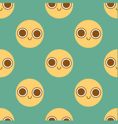 Groovy Smiley Patter Seamless Textile