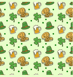 Kiss Me For Luck Seamless Pattern Design