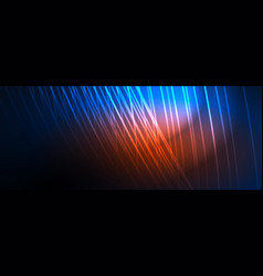 Light Beams Neon Lines Abstract Background