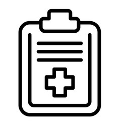 Medical Report Icon Outline Style