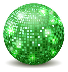 Green Mirror Ball Nightclub Dance Party Light