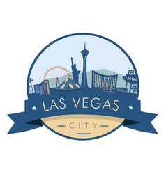 Las Vegas Skyline Badge