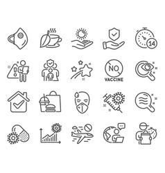 Medical Icons Set Included Icon As Insurance Hand