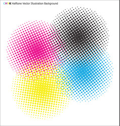 Cmyk Halftone Background