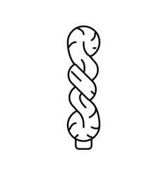 Thread Fiber Silk Line Icon