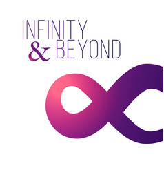 Infinity Symbol To And Beyond Poster