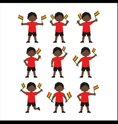 Boy And Girl Cute For Black History Month Design