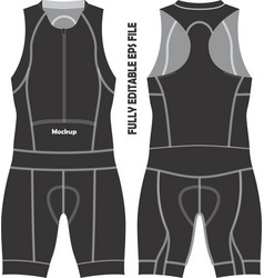 Cycling Sleeveless Suit Mock Ups