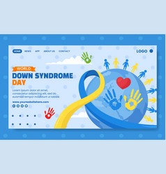 Down Syndrome Day Social Media Landing Page