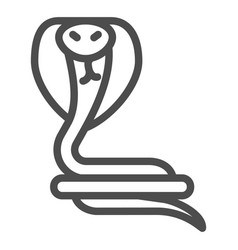 Snake Line Icon Reptile