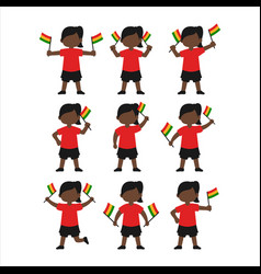 Boy And Girl Cute For Black History Month Design