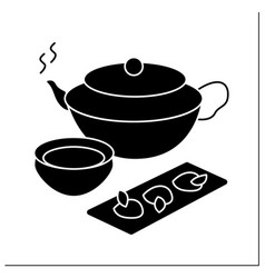 Chinese Tea Glyph Icon