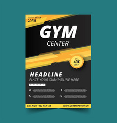 Gym Center Brochure Template Design