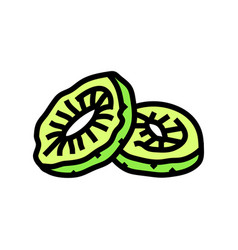 Kiwi Dried Fruit Color Icon