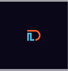 Letter Ld Or Dl Initial Logo Design Template