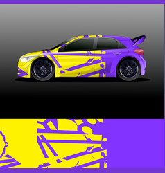 Rally Car Decal Graphic Wrap