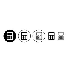 Calculator Icon Math Icon Finances Sign