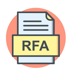 Rfa File Document Icon