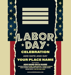 Labor Day Celebration Party Poster Flyer Social Me