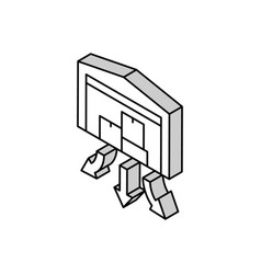 Warehouse Building Isometric Icon