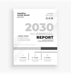 Elegant Business Yearly Report Flyer