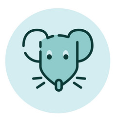 Pet Mouse On A White Background