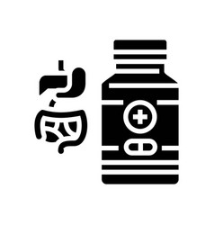 Gastrointestinal Medications Glyph Icon