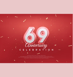 Modern Design For 69th Anniversary Celebration