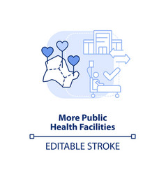 More Public Health Facilities Light Blue Concept