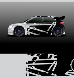 Rally Car Decal Graphic Wrap