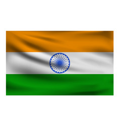 Realistic National Flag India Current State