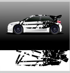 Rally Car Decal Graphic Wrap