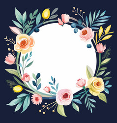 Floral Wreath With Delicate